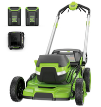 Greenworks 60V 21” Self-Propelled Lawn Mower with (2) 5.0 Ah Batteries &amp; Rapid Charger 2546202 | was $648 now $497 at Walmart