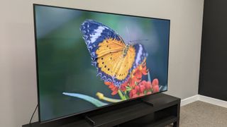 Hisense U6N listing image with butterfly on screen 