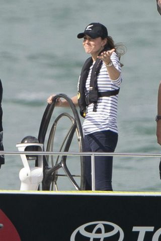 Kate Middleton sailing race New Zealand