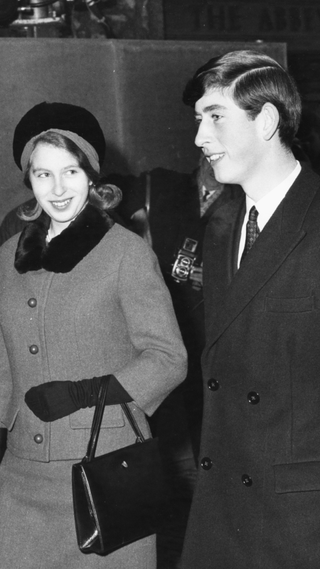 Princess Anne and Prince Charles arriving at a special service marking the 900th anniversary of the consecration of London's Westminster Abbey, England, December 28th 196
