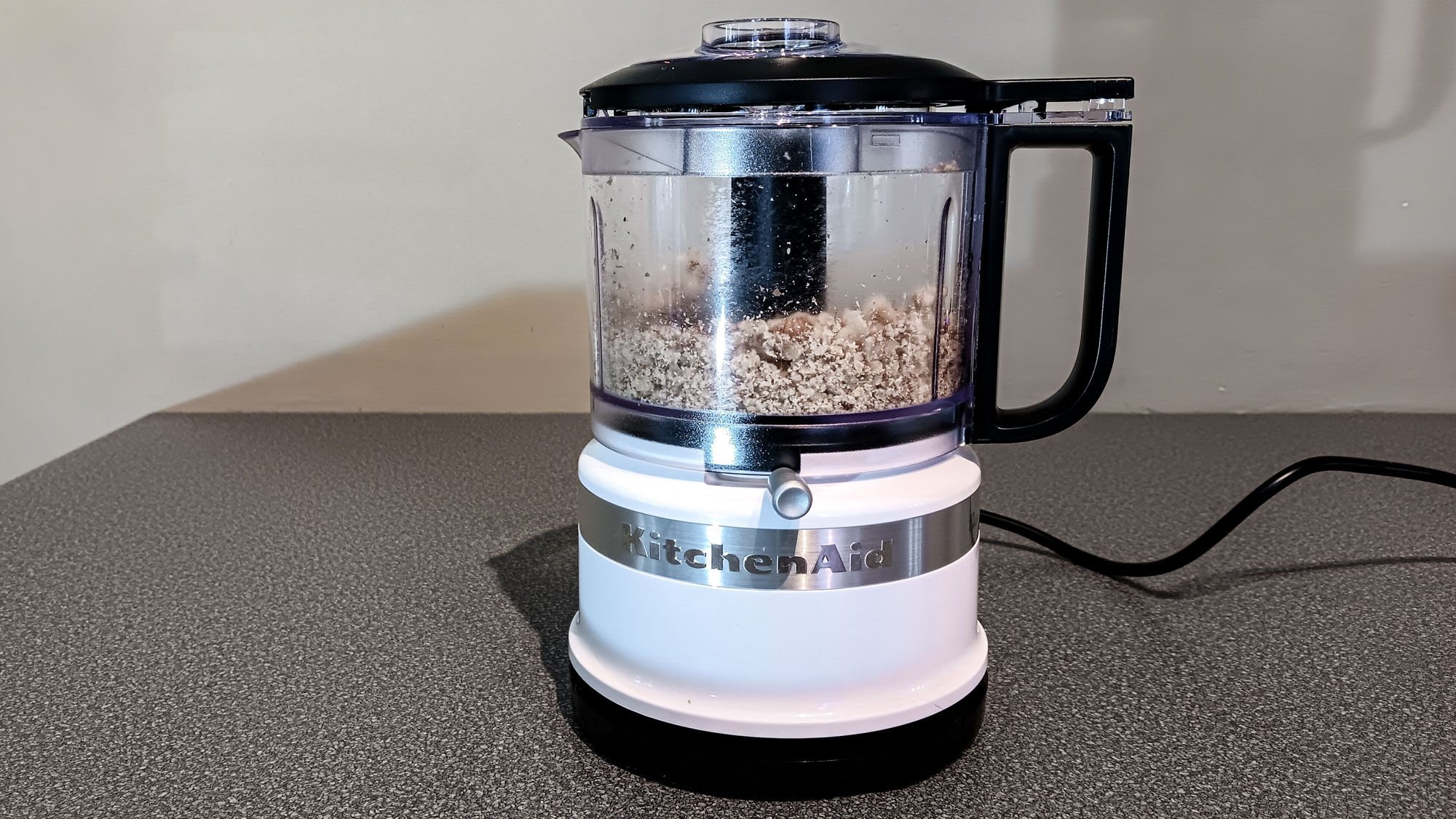 Chopped pecans in the KitchenAid Food Chopper