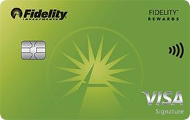 a picture of the Fidelity Rewards Signature® Visa