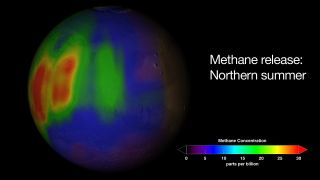 Methane in Mars' Northern Hemisphere