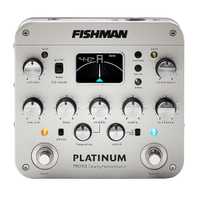 Fishman Platinum Pro EQ/DI Preamp1-channel | 0.64kg/1.4lbs