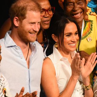 Meghan Markle and Prince Harry in Cali, Colombia on August 18, 2024.