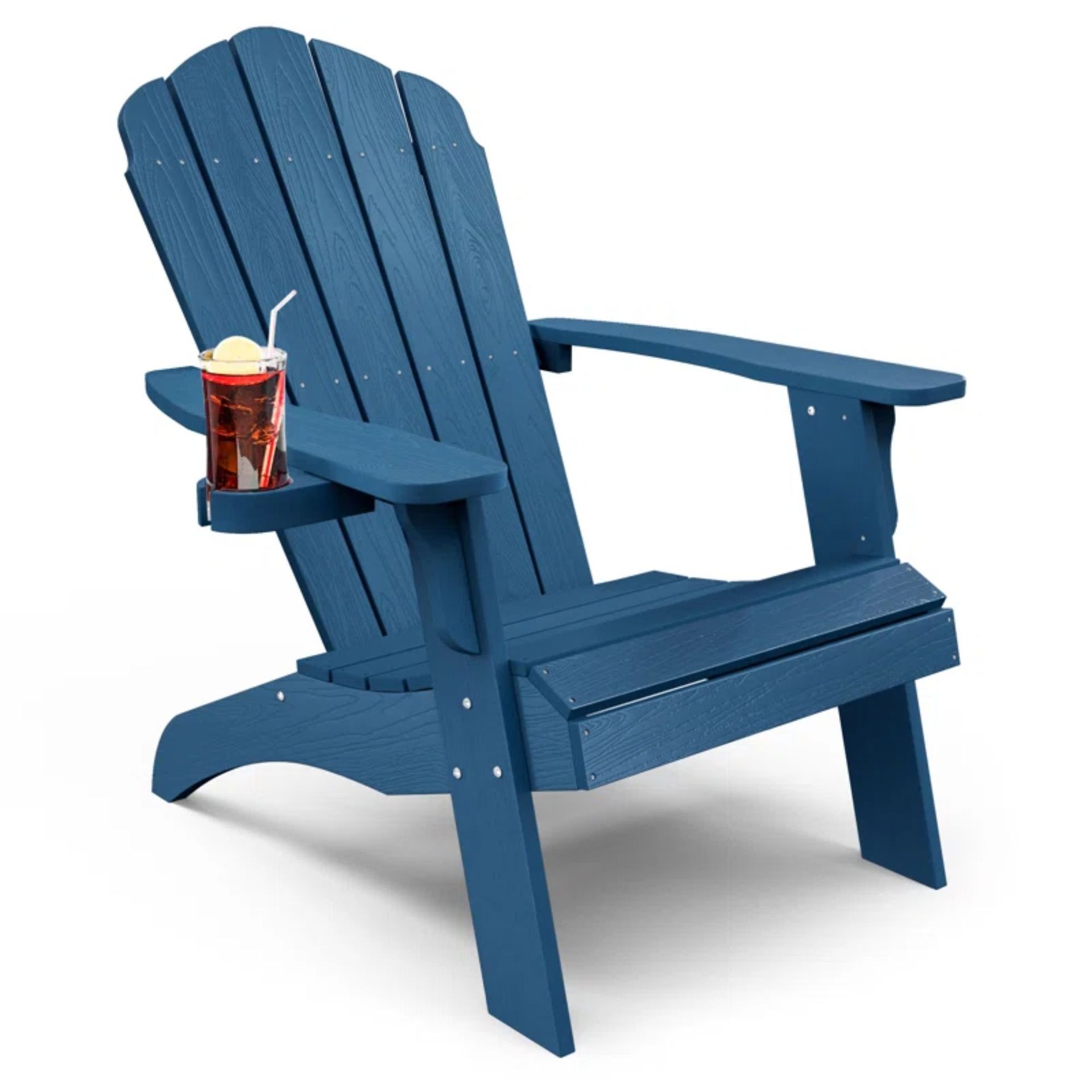 Allurine HIPS Plastic Oversize Adirondack Chair