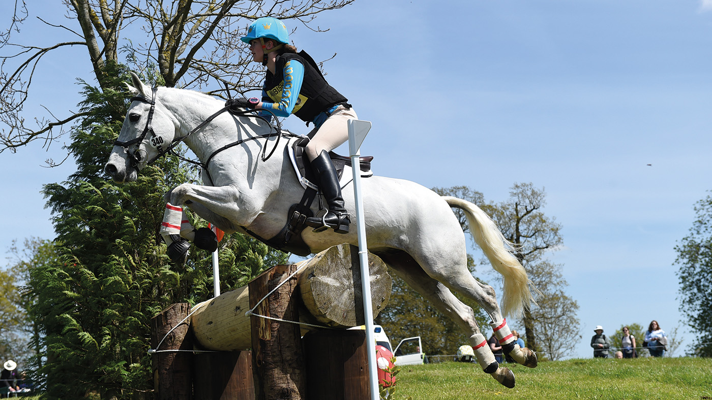 Sasha Good riding WESTERN KING in the BE90 section of The Mitsubishi Motors Cup during The Mitsubishi Motors Badminton Horse Trials at Badminton in Gloucestershire, UK on 4th May 2016