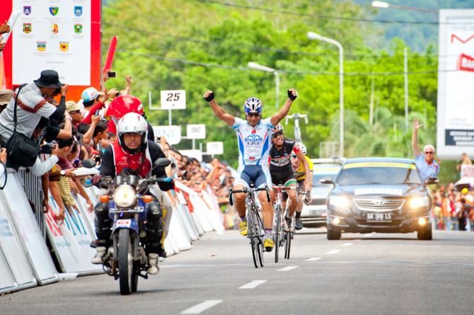 Mehdi Sohrabi (Tabriz Petrochemical Cycling Team) took the stage win at stage 7