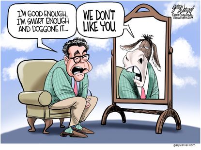 Political cartoon U.S. Al Franken Democrats