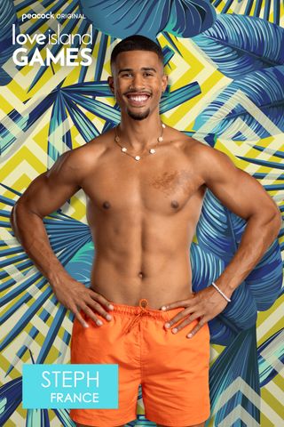 Steph in a cast portrait for Love Island Games