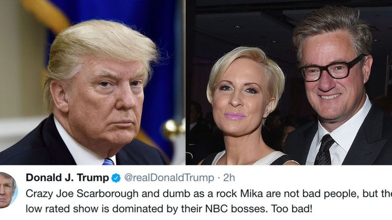 Donald Trump Can't Stop Tweeting About Morning Joe Hosts Mika and Joe