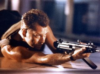 Bruce Willis in Die Hard 1988 directed by John McTiernan 20th Century Fox