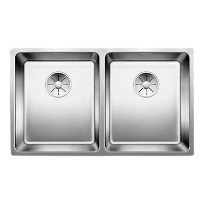 stainless steel double undermounted sink