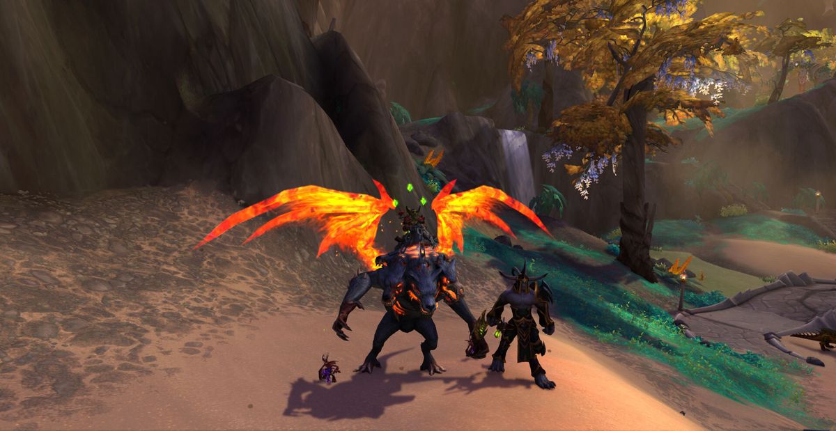 World of Warcraft and Diablo 4 crossover. Amalgam of Rage mount.