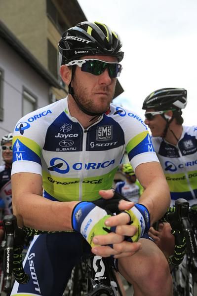 Matthew Goss (Orica - GreenEdge) at the start.