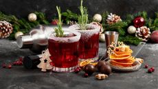 Christmas cocktails and festive party drinks 
