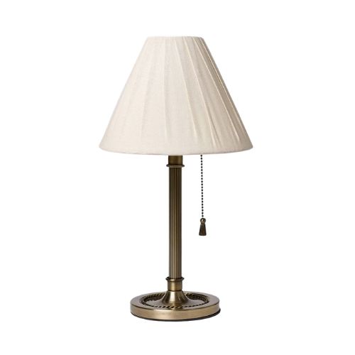 White and gold lamp