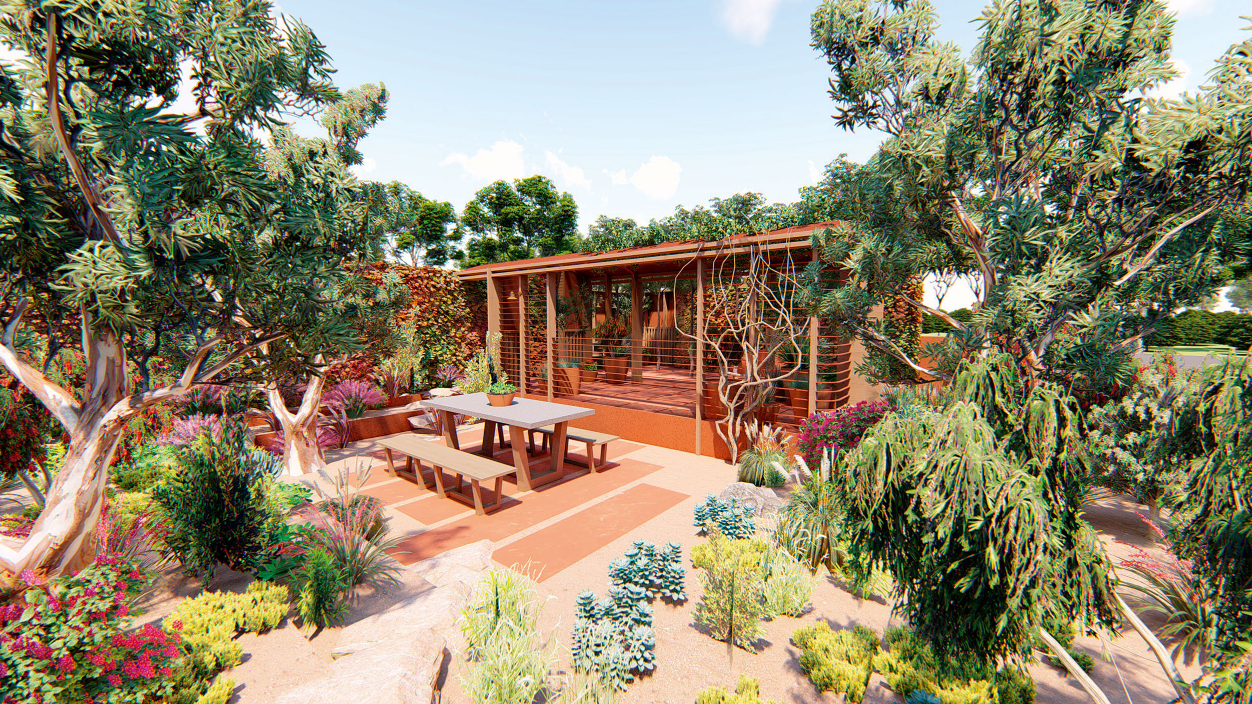 The Journey Beyond the Tracks From Adelaide to Perth garden by Max Parker Smith