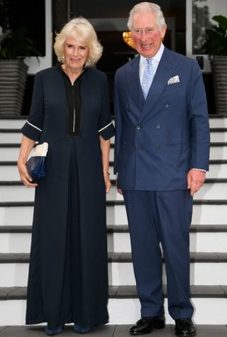 duchess camilla stuns navy jumpsuit new zealand royal tour