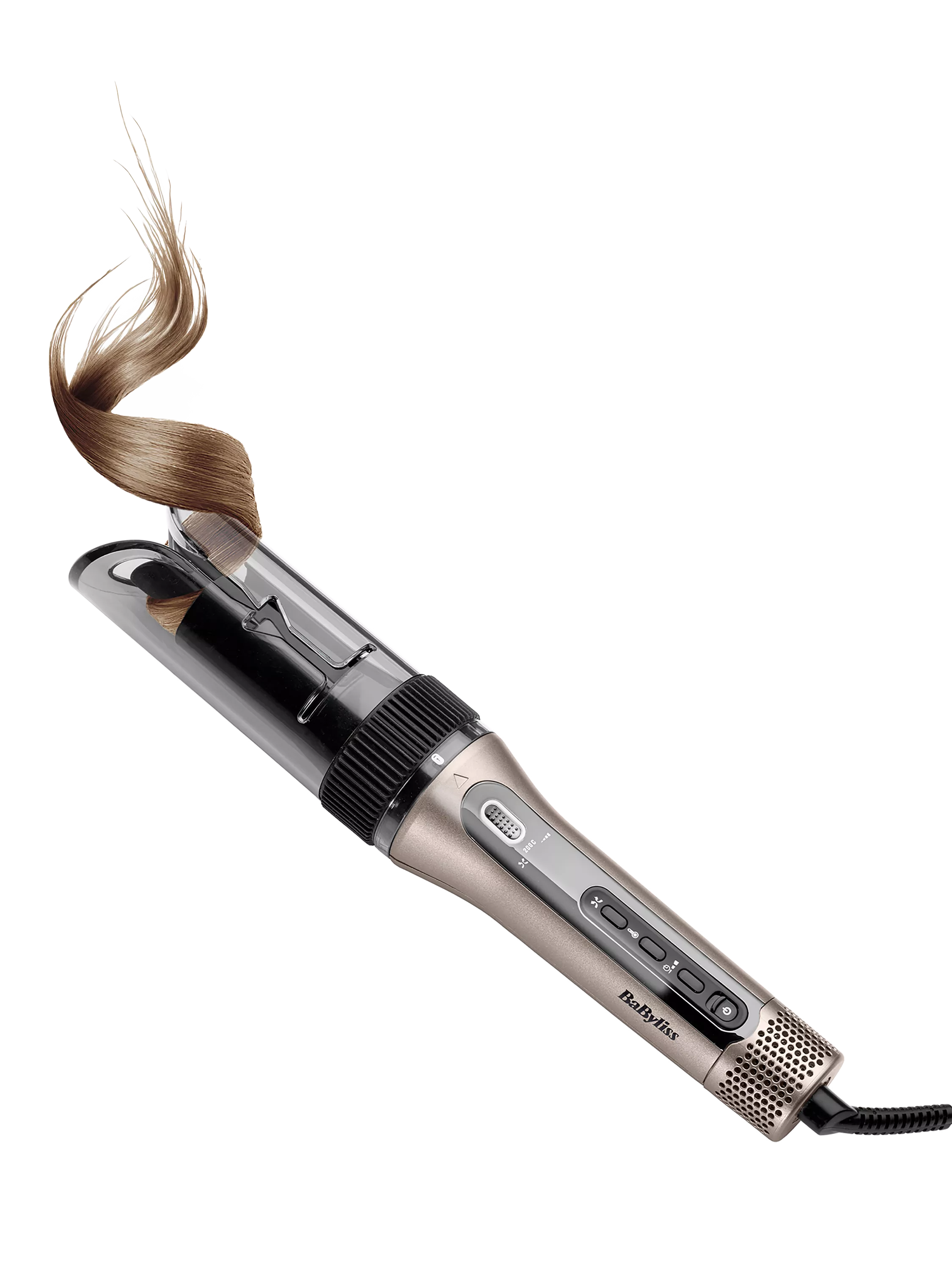 Babyliss Style Secret Air Automatic Rotating Curler &amp;amp; Waver, Silver
