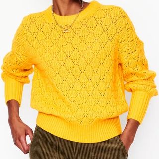 Boden Chunky Pointelle Jumper