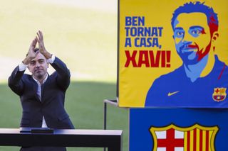 Spain Soccer Barcelona Xavi