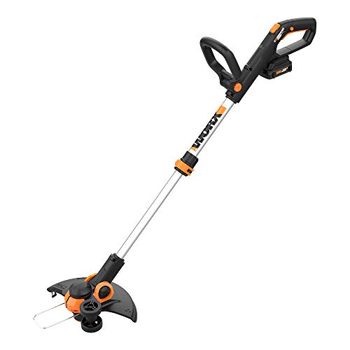 Worx String Trimmer Cordless Gt3.0 20v Powershare 12" Edger & Weed Trimmer (2 Batteries & Charger Included) Wg163