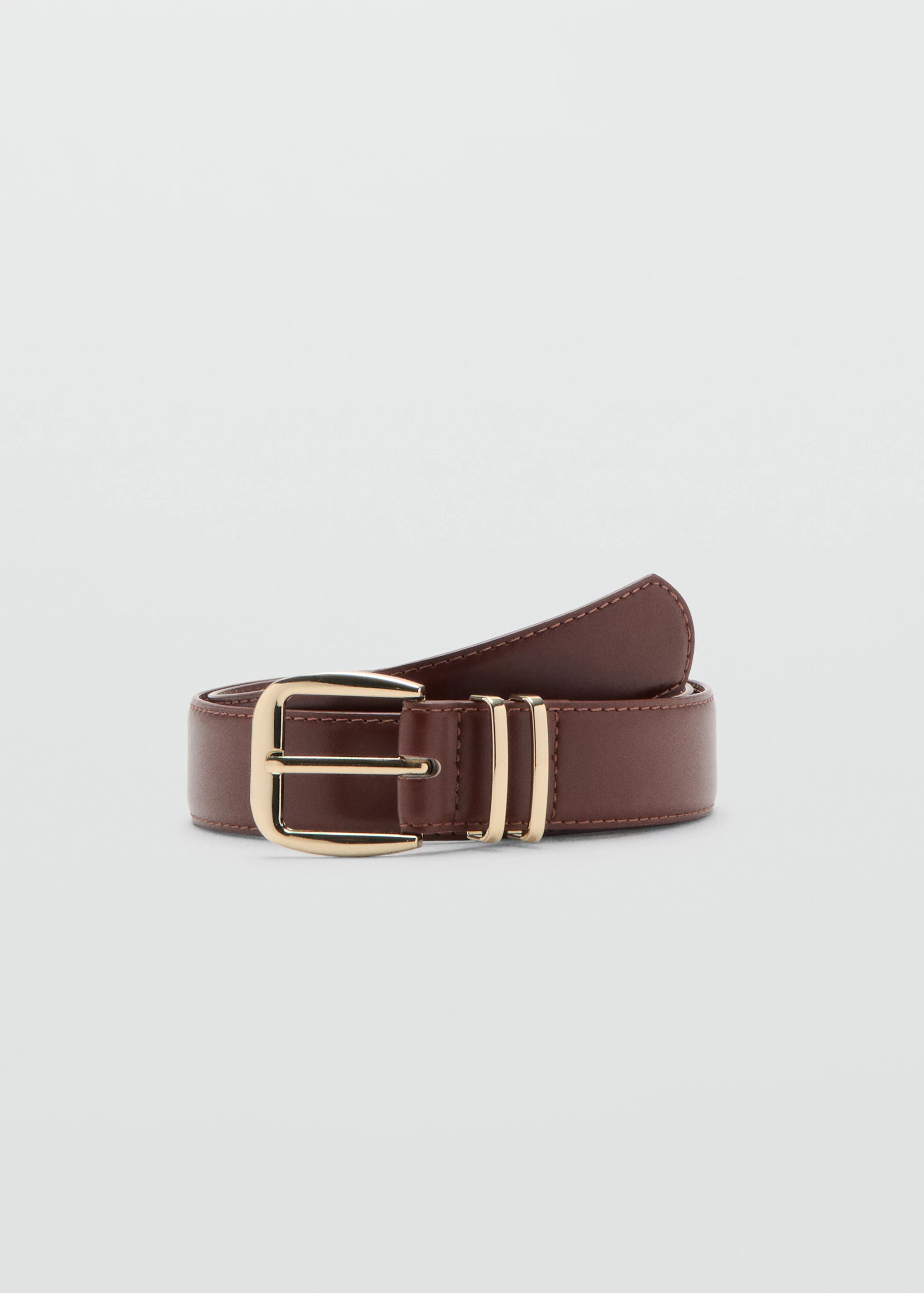 Square Buckle Belt - Women | Mango Usa