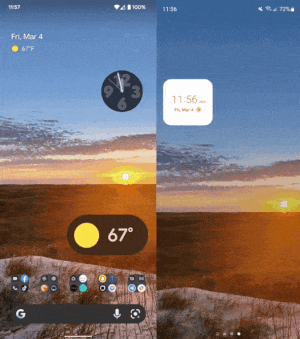 Cores dinâmicas no Pixel 6 Pro Material You vs Samsung Z Fold 3 One UI 4