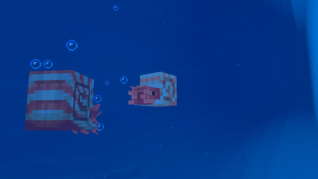 Screenshot of Minecraft "Mounts of Mayhem" from Minecraft Live (Sept. 2025).