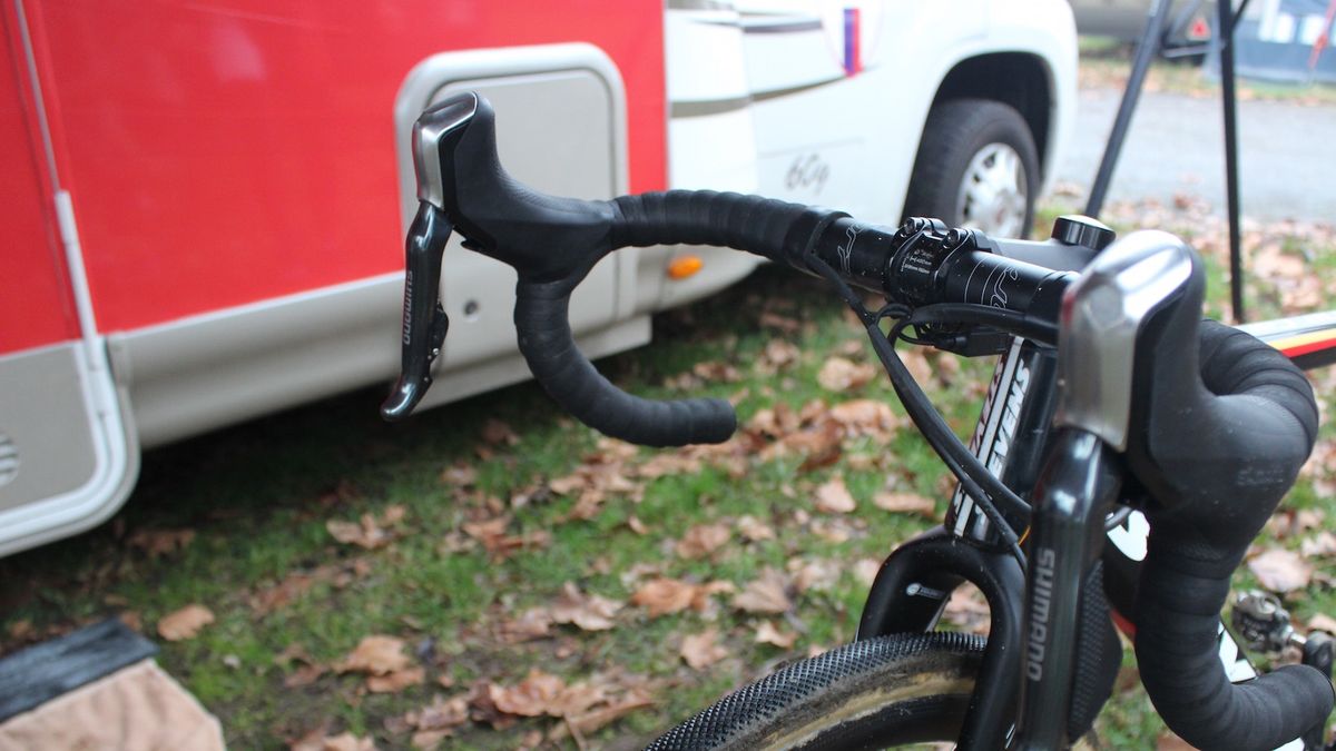 Shimano levers on the Stevens Super Prestige