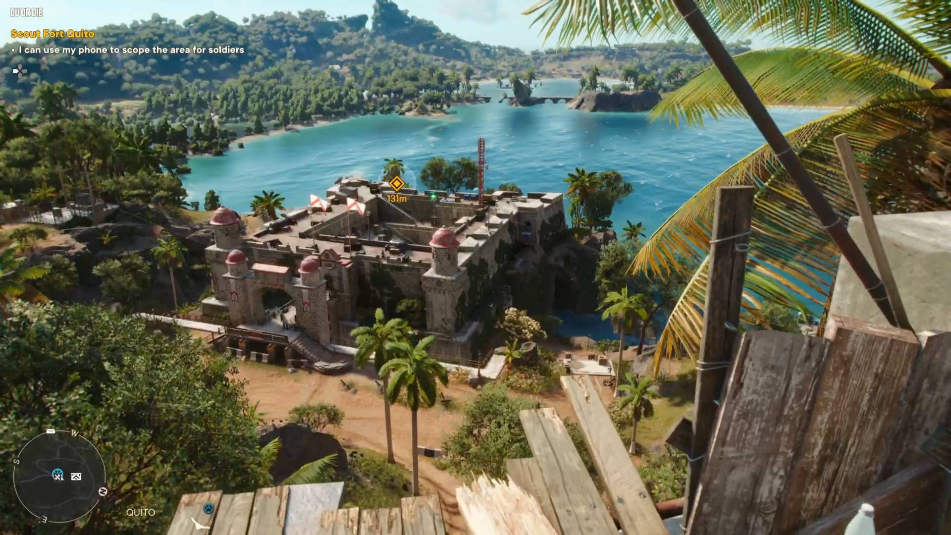Форт кито фар край 6. Фар край 6 остров сантуарио карта. Глушилки маккея far cry 6. Fort quito far cry 6. Форт кито.