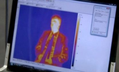 A new lie detector test uses a thermal imaging camera to detect clues that someone is lying, including blood flow, blinking, and lip biting. 