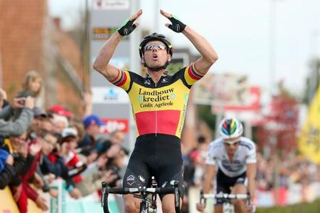 Sven Nys (Landbouwkrediet-KDL) takes his 56th Superprestige win in Ruddervoorde in 2012