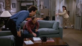 Jerry Seinfeld, Jason Alexander, and Julia Louis-Drefyus on Seinfeld