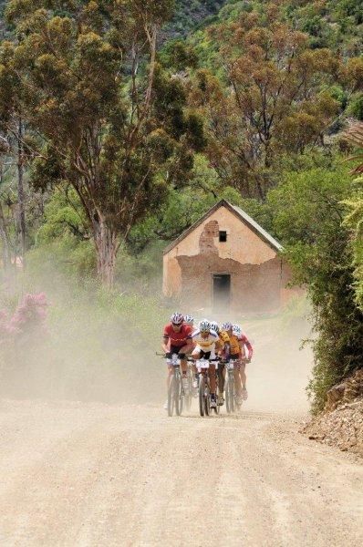 The lead group