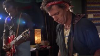 Keith Richards and Chuck Berry, still from the film &#039;Hail! Hail! Rock &#039;n&#039; Roll&#039;