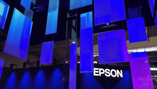 If you want to attract attendees to your booth, create a spectacle. And Epson did just that&mdash;a spectacular spectacle.&nbsp;