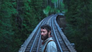 Joel Edgerton as Robert Grainier in "Train Dreams" on Netflix