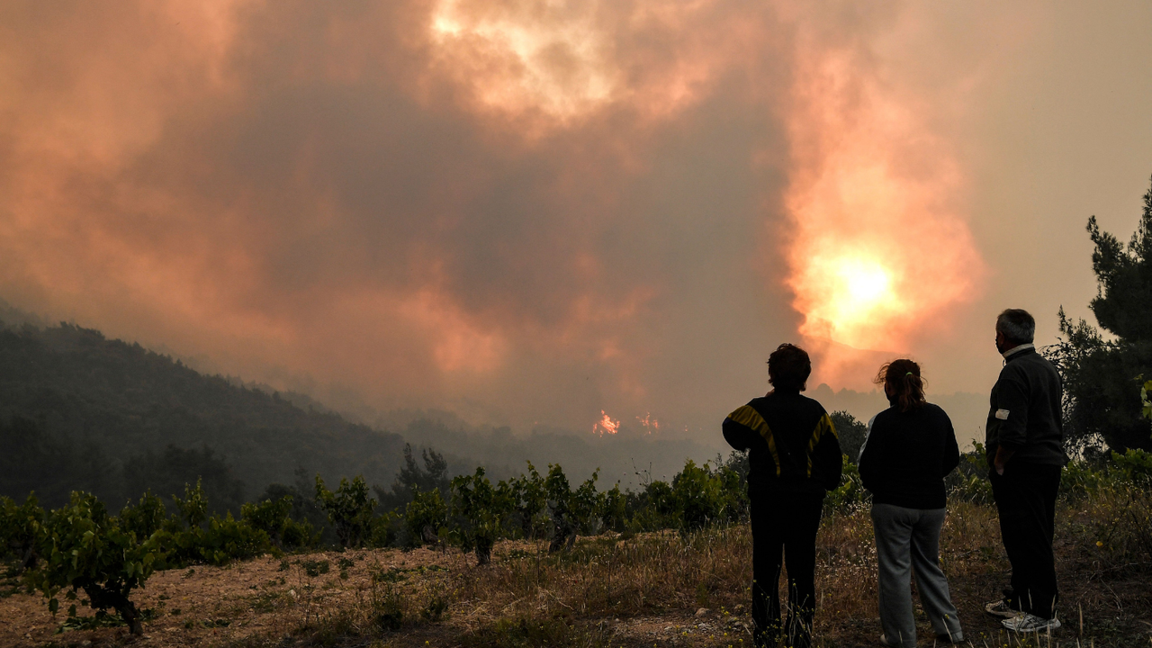 Wildfire in Greece