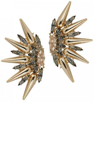 Anton Heunis Crystal Embellished Fan Earrings, £180