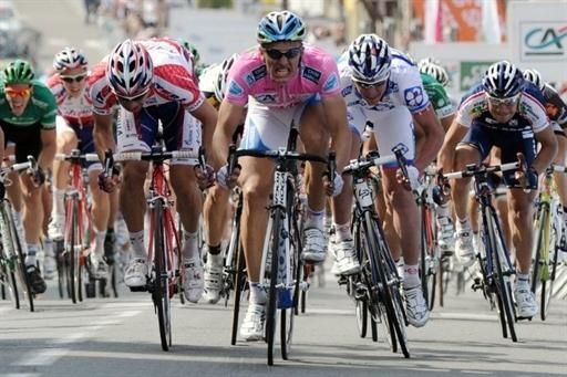 Marcel Kittel (Skil-Shimano) sprints to his third stage win of the race
