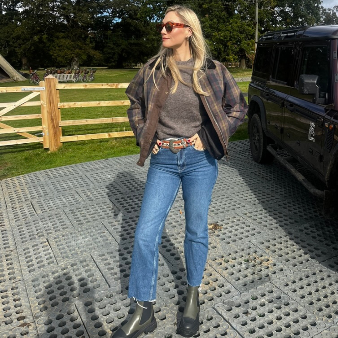 Brooke Ely Danielson wearing jeans