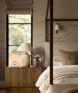 bedroom with neutral color scheme