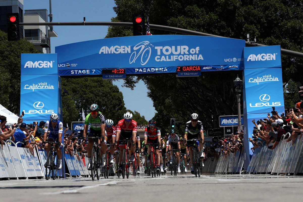 Peter Sagan won the bunch sprint