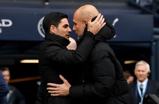 Games between Pep Guardiola and Mikel Arteta usually involve fireworks