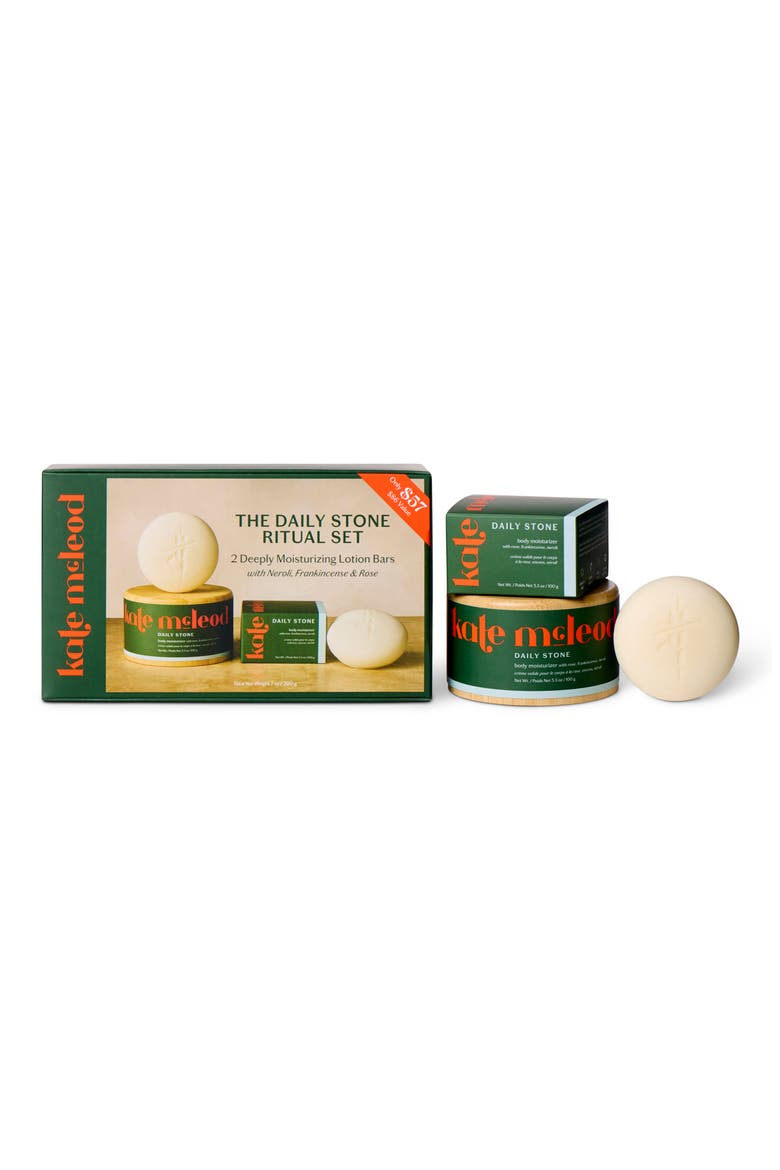 Daily Stone Ritual Set - Deeply Moisturizing Lotion Bar Duo $86 Value