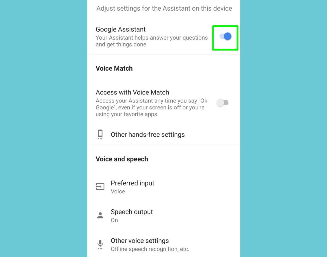 How To Turn Off Google Assistant Tom's Guide
