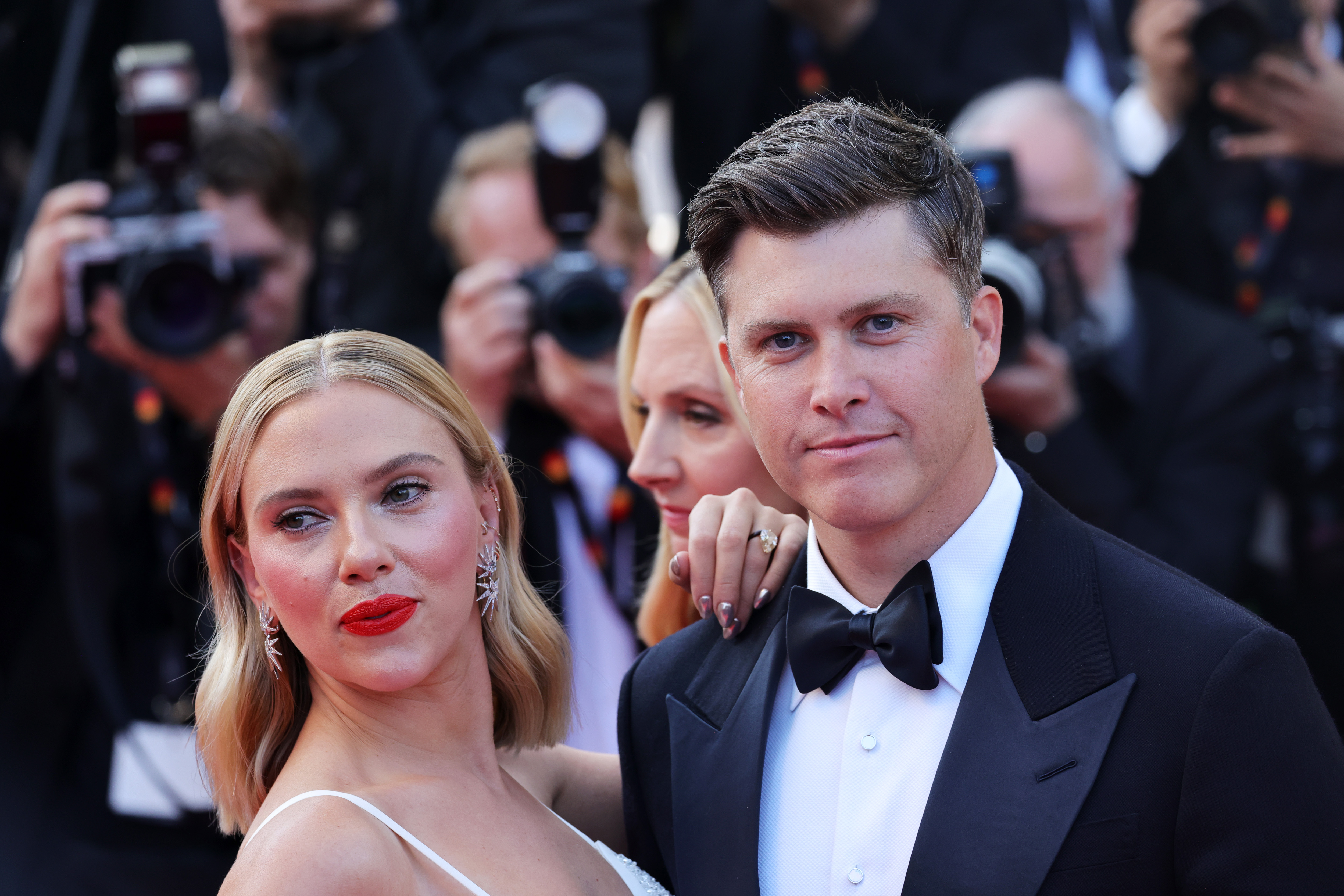 secret - Scarlett Johansson and Colin Jost