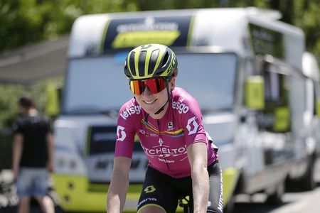 Annemiek van Vleuten (Mitchelton-Scott) racing at Emakumeen Bira